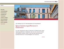 Tablet Screenshot of informationsdienst-holz.de